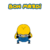 Gif animé Bon mardi Minion